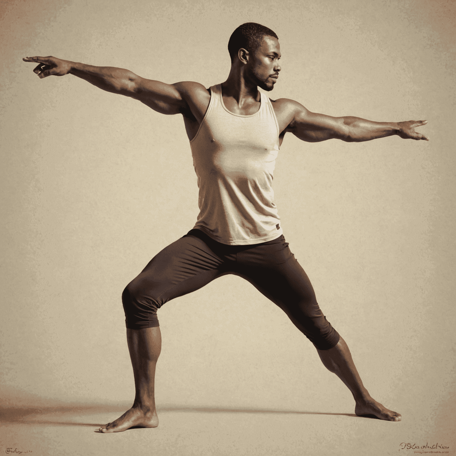 A person performing the Warrior III Pose (Virabhadrasana III), balancing on one leg with arms extended forward and the other leg lifted behind, forming a T-shape